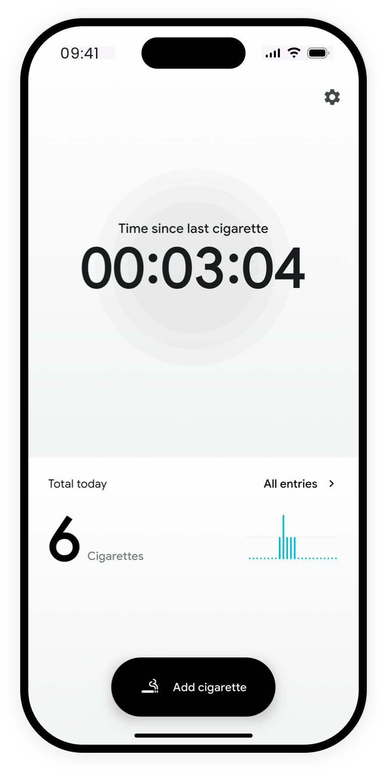 Mobile app dashboard